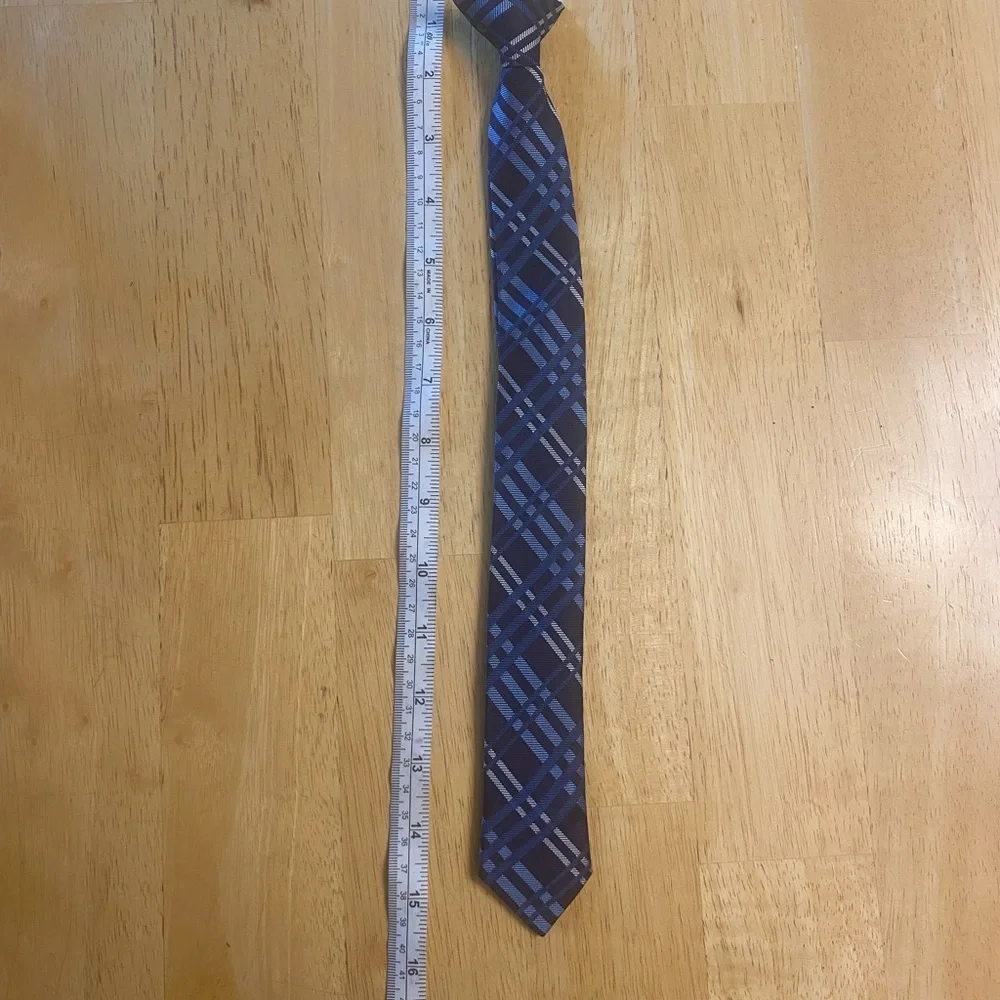 Stylish Striped and Plaid Kids Ties